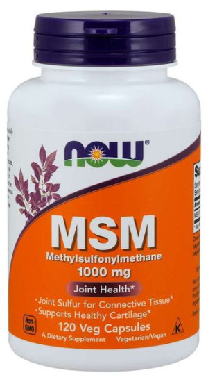 Siarka MSM - Metylosulfonylometan 1000 mg (120 kaps.)