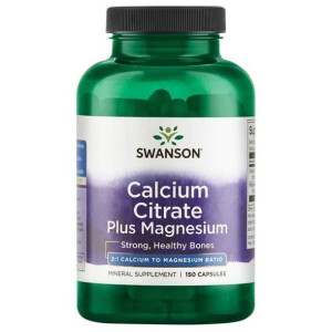 Calcium Citrate Plus Magnesium 2:1 (150 kaps.)