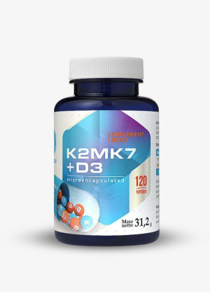Witamina K2 Mk7 + D3 (120 kaps.)