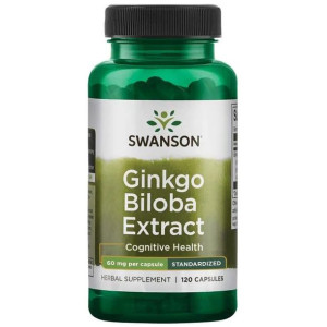 Ginkgo Biloba Extract 60 mg (120 kaps.)