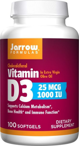 Witamina D3 1000 IU (100 kaps.)