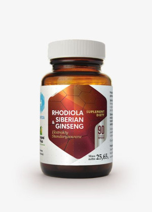 Rhodiola & Siberian Ginseng (90 kaps.)