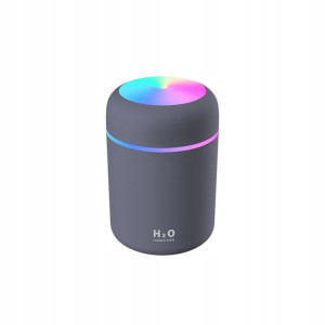 Nawilżacz powietrza - dyfuzor do olejków - USB szary (2 W)