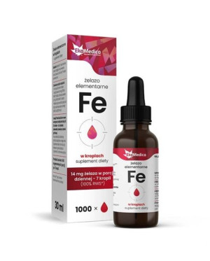 Żelazo elementarne w kroplach (30 ml)