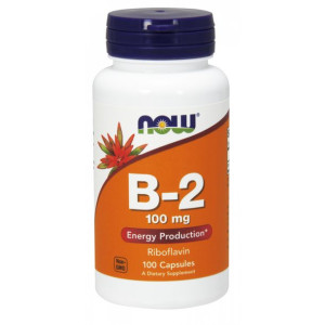 Witamina B2 - Ryboflawina 100 mg (100 kaps.)