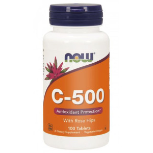 Witamina C z Dziką Różą 500 mg C-500 (100 tabl.)