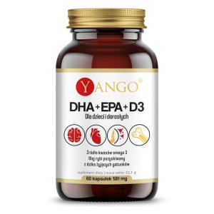 DHA + EPA + D3 (60 kaps.)