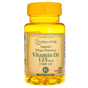 Witamina D3 5000 IU (100 kaps.)