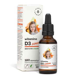 Witamina D3 Junior 800 IU - w kroplach (30 ml)