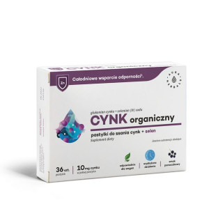Cynk organiczny (10 mg) + Selen (36 tabl.)