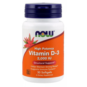 Witamina D3 2000 IU 50 mcg (30 kaps.)