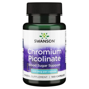 Chromium Picolinate 200 mcg (100 kaps.)