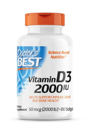 Witamina D3 2000 IU 50 mcg (180 kaps.)