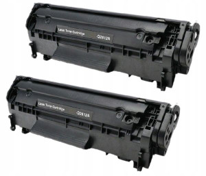 2x Toner Hp Q2612a 12a Zamiennik 2k Black
