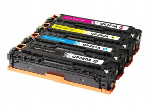 4x Toner Hp Cf380x-383a Laserjet Pro M476nw M476dn
