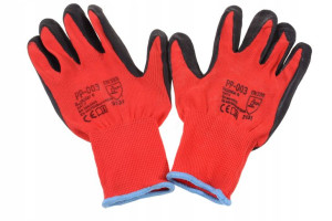 Rękawice Robocze Powlekane Gumą Rozmiar 11 12szt