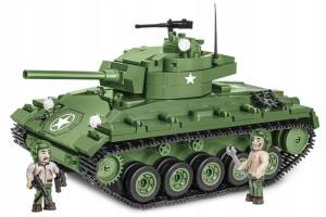 Cobi 2543 amerykański czołg M24 CHAFFEE 590 EL. HC WWII