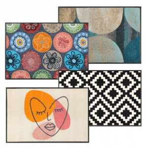 Mata dekoracyjna wycieraczka wash+dry DESIGN 50 x 75 cm - różne wzory