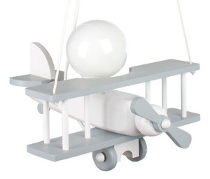 Lampa dziecięca sufitowa wisząca żyrandol Samolot mały 1041012