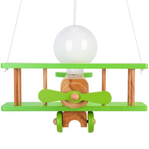 Lampa dziecięca sufitowa wisząca żyrandol Samolot mały 1041034