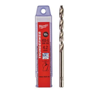 10x Wierteł do metalu HSS-G 4,2x75mm Milwaukee