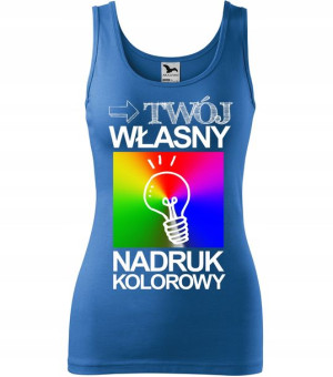 Top Damski Z Własnym Nadrukiem Grafiką L Kl14