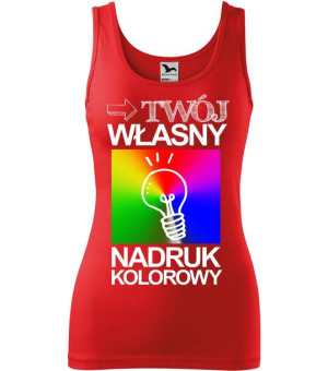 Top Damski Z Własnym Nadrukiem Grafiką Xxl Kl07