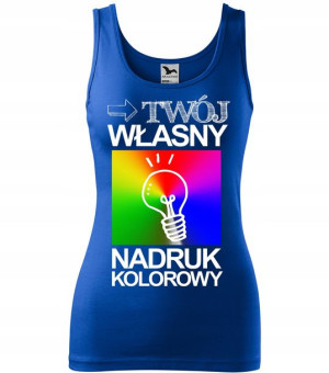 Top Damski Z Własnym Nadrukiem Grafiką L Kl05