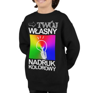 Bluza z własnym nadrukiem DZIECIĘCA rozm 12/14 lat