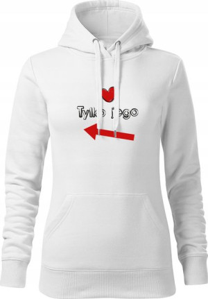 ZESTAW BLUZ DLA PAR Bluza dla niej WALENTYNKI L