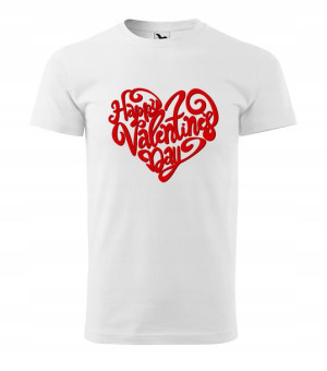 Koszulka WALENTYNKI Happy Valentines dlaniego rS