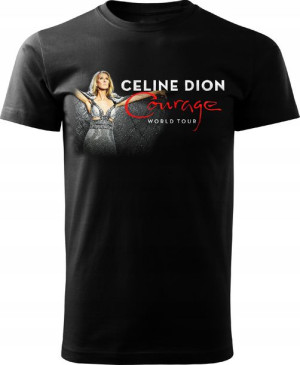 Celine Dion Koszulka na koncert Courage Tour S