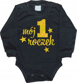 Body pierwszy roczek 1 urodziny z imieniem rozm 80