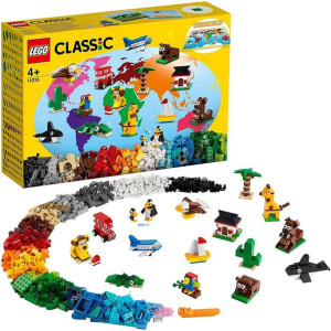 Klocki LEGO Classic Dookoła świata Mapa 11015