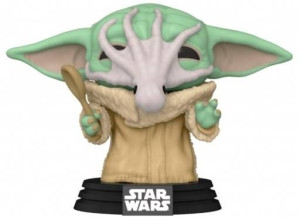 Funko POP Figurka Star Wars Mandalorian Grogu (with Chowder Squid)