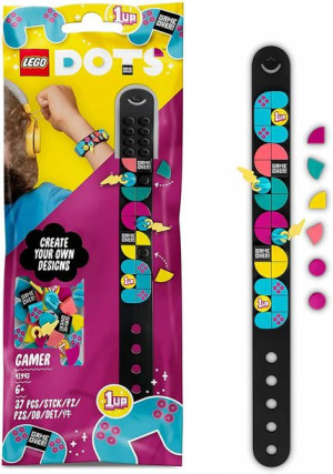 LEGO Dots Gracz Bransoletki z zawieszkami 41943