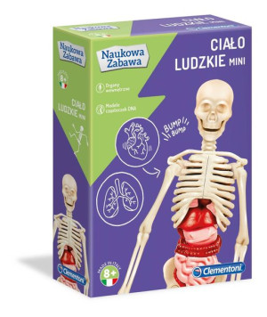 Clementoni Naukowa Zabawa Ciało Ludzkie szkielet Mini 50515