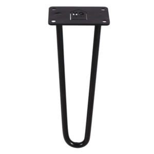 Metalowa noga do stołu czarna DP 25 cm