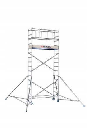Rusztowanie aluminiowe jezdne LEVVEL SOLID 5.5 m