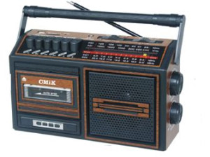 Przenośne radio kasetowe retro Głośnik AM / FM