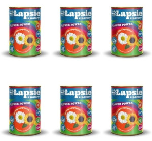 HAPPY SNACKY ŁAPSIE mix z Jagnięciną z Nutą Rumianku i Słonecznika 6x400g