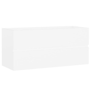 Szafka pod umywalkę, biała, 100x38,5x45 cm, płyta wiórowa