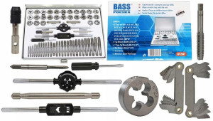 Bass Polska Gwintowniki Narzynki Zestaw M3-m12 60e