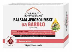 Balsam Jerozolimski Na Gardło Porost Islandzki