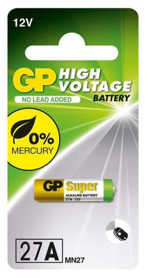 Bateria GP HighVoltage alkaiczne 12V 27A 1 sztuka 27A-U5 GP