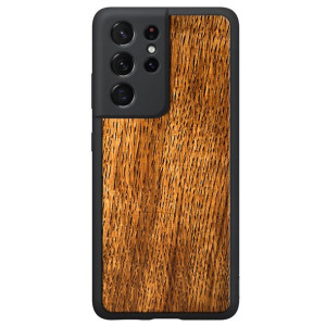 Etui Case Drewno Prawdziwe Szlifowane Drewniane Samsung Galaxy S21 Ultra