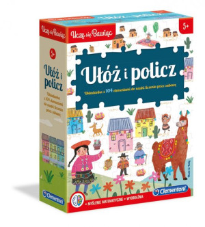 Ułóż I Policz - Uczę Się Bawiąc - Clementoni - 50091