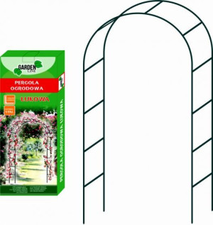 Pergola ogrodowa łukowa łuk metalowa 240cm pnącza róże