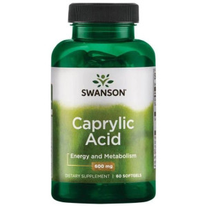 Caprylic Acid 600 mg (60 kaps.)