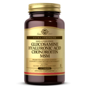 Glukozamina, Kwas hialuronowy, Chondroityna i MSM (120 tabl.)